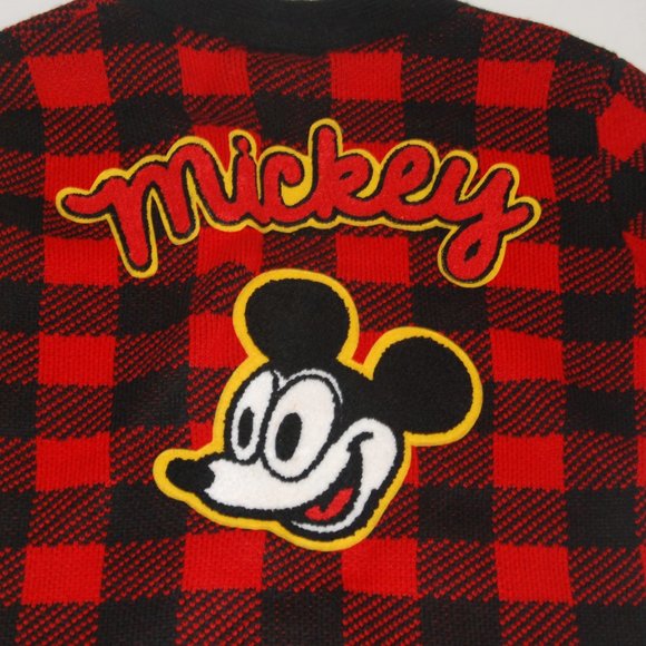 Forever 21 mickey mouse plaid cardigan - Picture 6 of 6